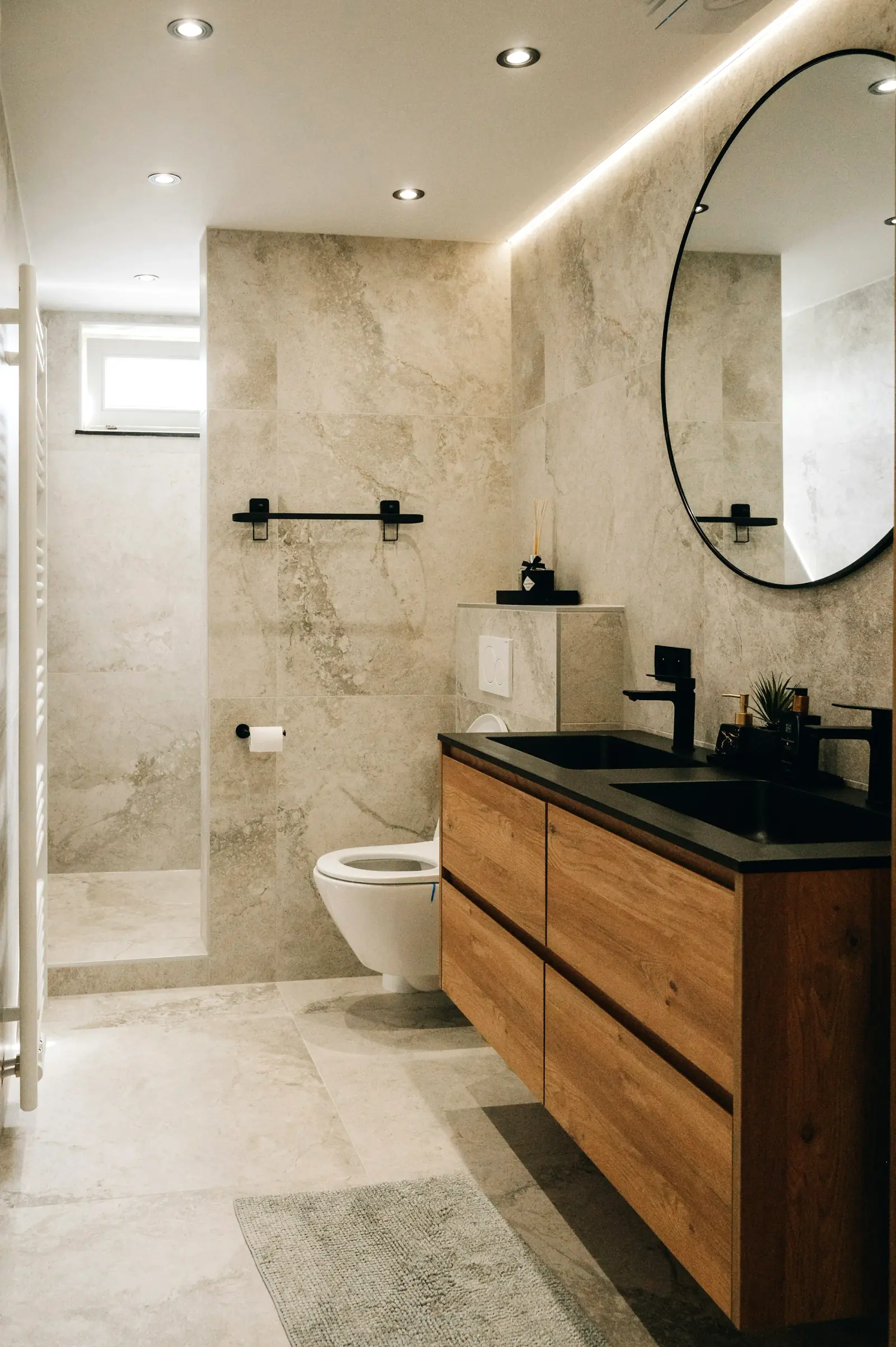A finished bathroom fit-out by the HAFD Plumbing team